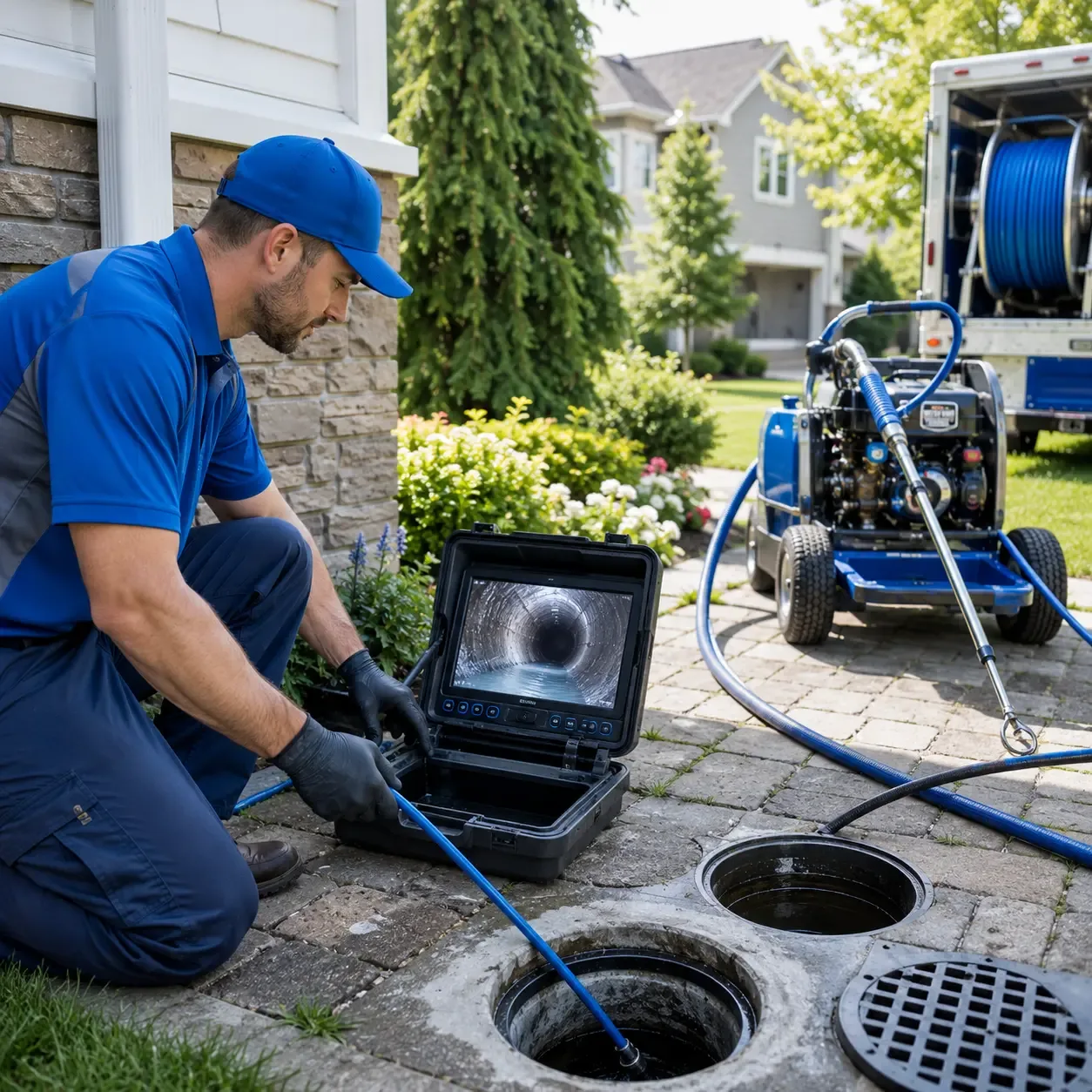 Outdoor drain cleaning professionals serving Red Bluff, CA